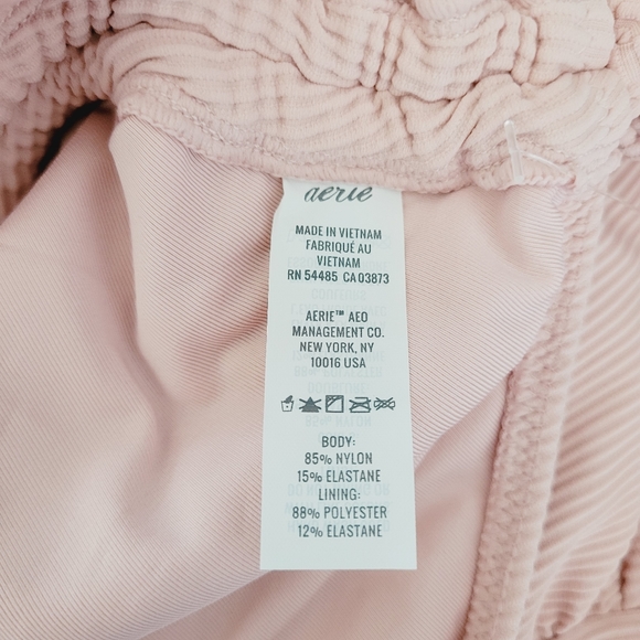 Aerie Mauve Pink Rouched One-piece Swimsuit Xs. New just missing strap - Picture 3 of 8